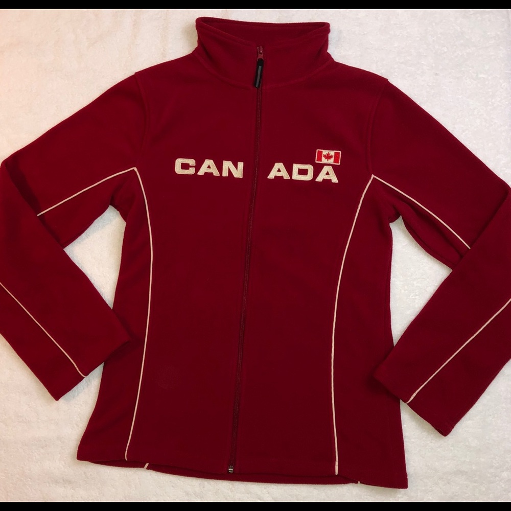 Canada Full Zip-Up Fleece Jacket